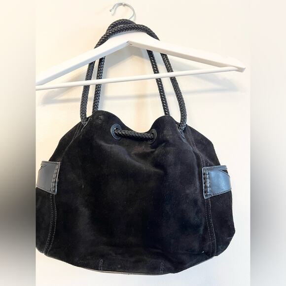 Cole haan Denney black suede purse bag - Picture 4 of 10